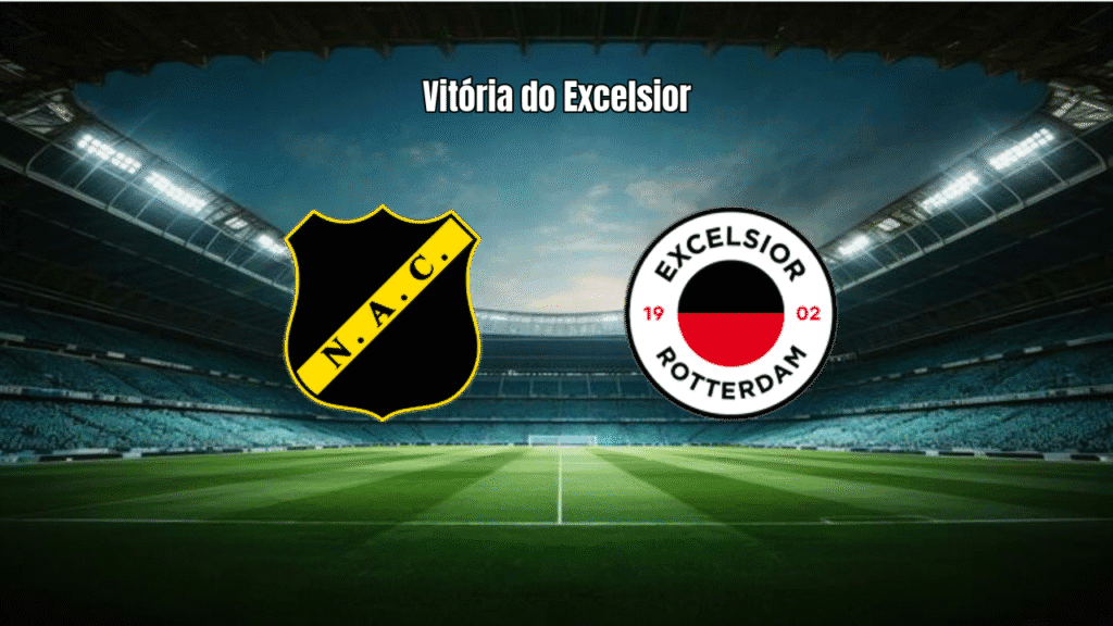 Excelsior vence NAC Breda por 2 a 0 na Eredivisie com um a menos