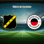 Excelsior vence NAC Breda por 2 a 0 na Eredivisie com um a menos