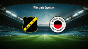 Excelsior vence NAC Breda por 2 a 0 na Eredivisie com um a menos