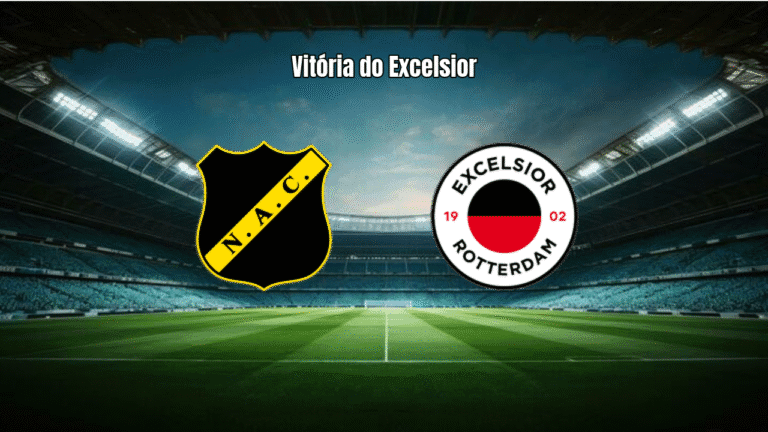 Excelsior vence NAC Breda por 2 a 0 na Eredivisie com um a menos