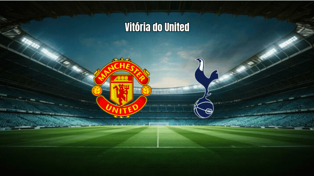 Manchester United vence Tottenham com expulsão e domínio no Old Trafford