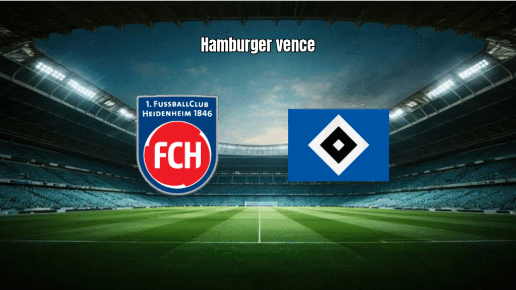 Hamburger SV vence Heidenheim por 2 a 0 na Bundesliga