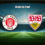 St. Pauli vence Stuttgart na Bundesliga com gols de Saliakas e Sinani