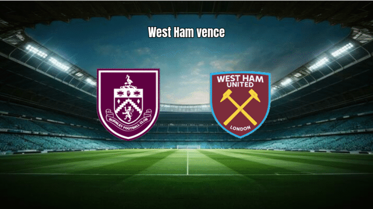 West Ham vence Burnley fora de casa e segue na briga pela Premier League
