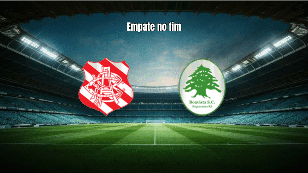 Bangu 1-1 Boavista SC: Empate no Carioca com gol nos acréscimos