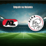 AZ Alkmaar e Ajax empatam em 1x1 na Eredivisie: análise do jogo