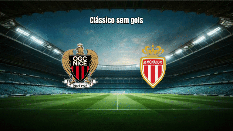 Nice e Monaco empatam sem gols em clássico tenso da Ligue 1