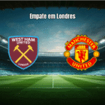 West Ham e Manchester United empatam em 1x1 na Premier League