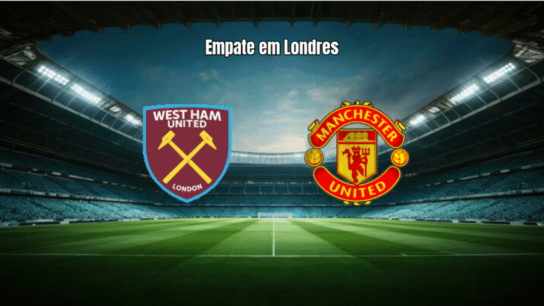 West Ham e Manchester United empatam em 1x1 na Premier League