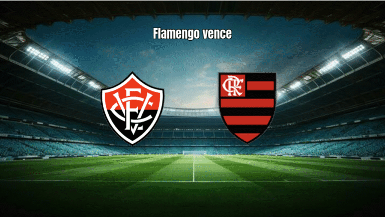 Flamengo vence o Vitória fora de casa na 3ª rodada do Brasileirão