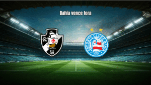 Bahia vence Vasco por 1 a 0 com gol de Luciano Juba no São Januário