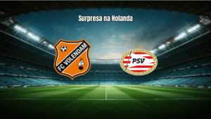 FC Volendam surpreende e vence PSV Eindhoven na Eredivisie