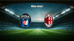 AC Milan vence Pisa fora de casa na Serie A com show de meio-campo
