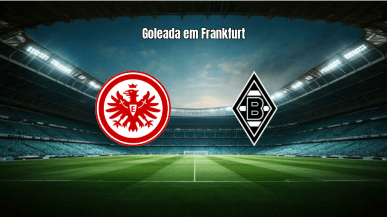 Eintracht Frankfurt goleia Borussia M'gladbach por 3-0 na Bundesliga