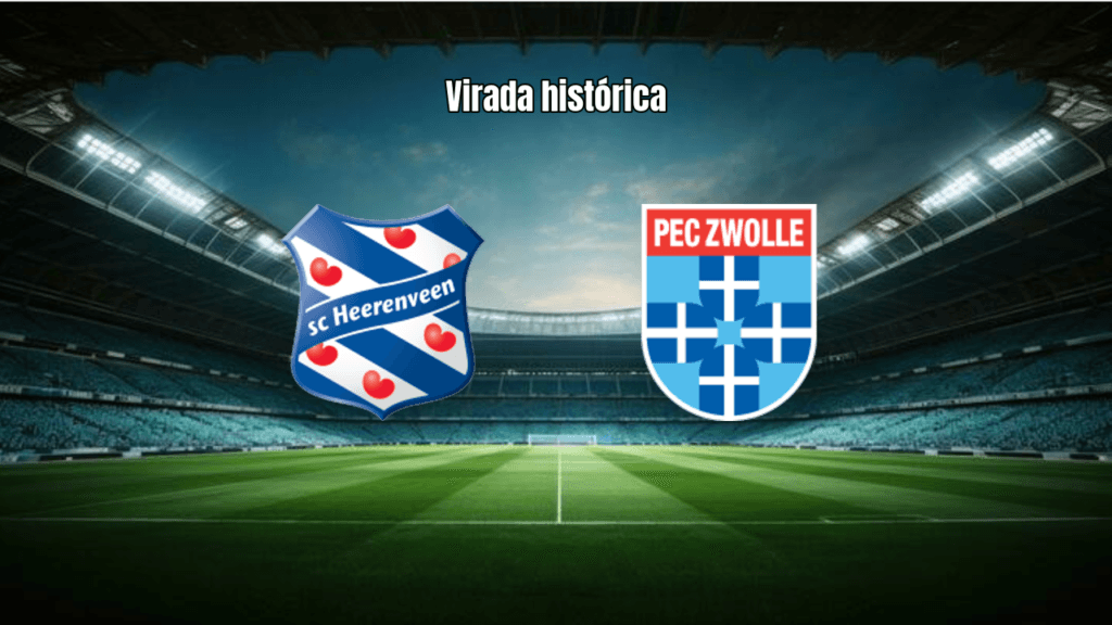 Heerenveen 4x2 PEC Zwolle: Virada espetável na Eredivisie
