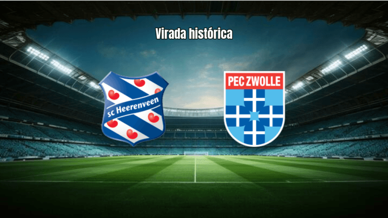 Heerenveen 4x2 PEC Zwolle: Virada espetável na Eredivisie