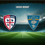 Lecce vence Cagliari por 2 a 0 fora de casa na Serie A