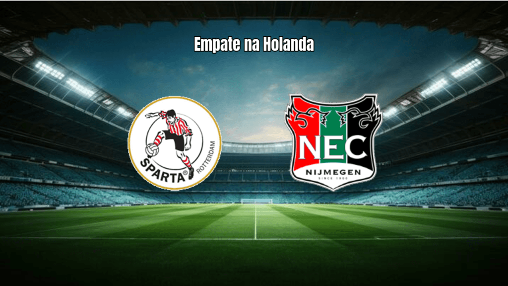 Sparta Rotterdam e NEC Nijmegen empatam em 1 a 1 na Eredivisie