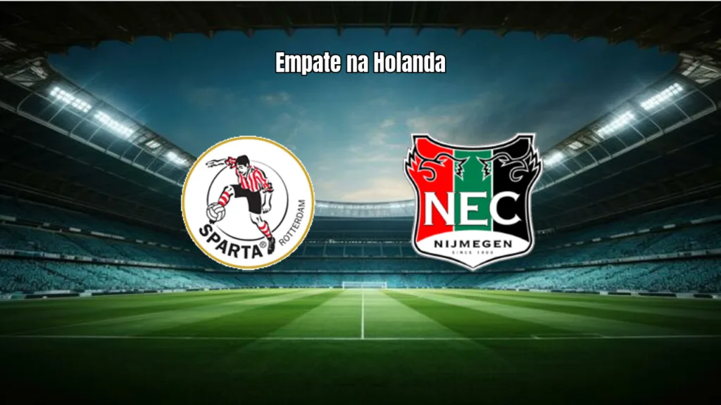 Sparta Rotterdam e NEC Nijmegen empatam em 1 a 1 na Eredivisie