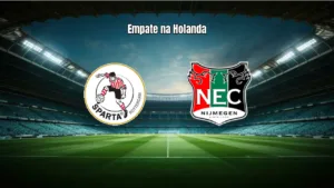 Sparta Rotterdam e NEC Nijmegen empatam em 1 a 1 na Eredivisie