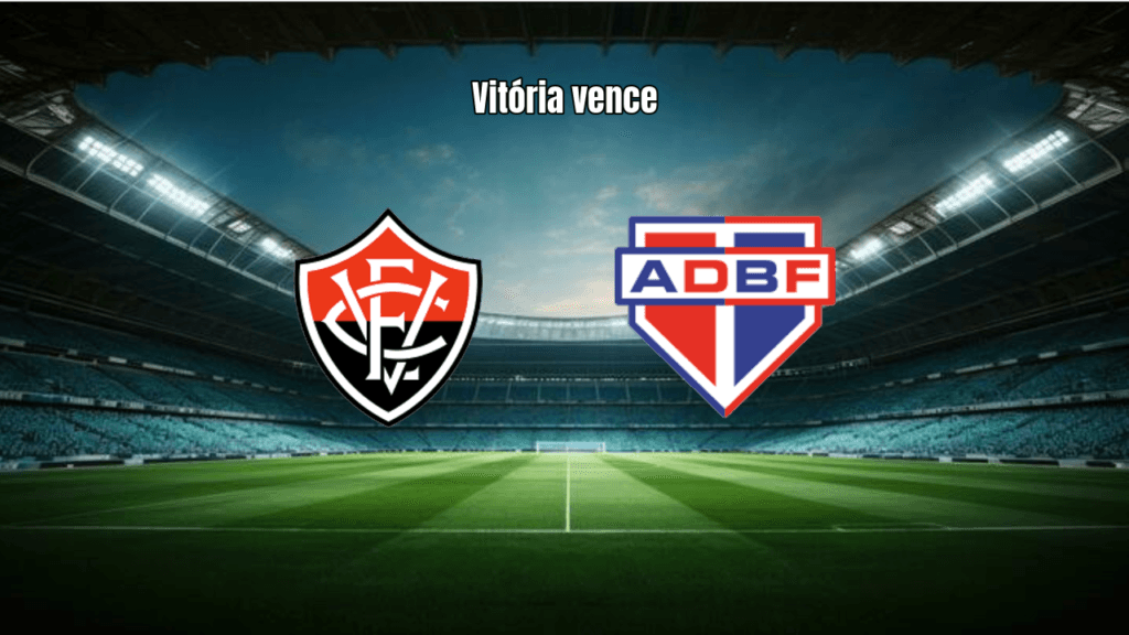 Vitória vence Bahia de Feira por 1 a 0 no Campeonato Baiano