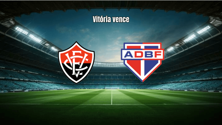 Vitória vence Bahia de Feira por 1 a 0 no Campeonato Baiano