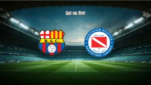 Argentinos JRS vence Barcelona SC com gol no fim na Libertadores