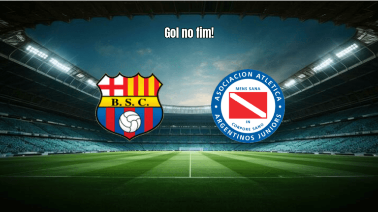 Argentinos JRS vence Barcelona SC com gol no fim na Libertadores