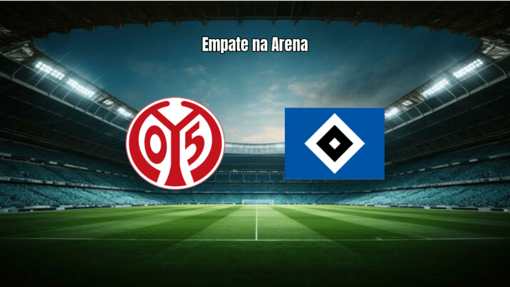 Mainz e Hamburger SV empatam em jogo movimentado da Bundesliga