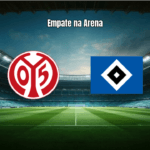 Mainz e Hamburger SV empatam em jogo movimentado da Bundesliga