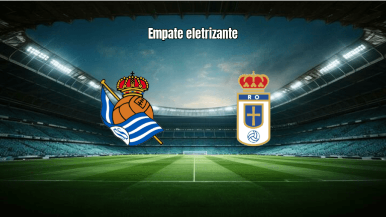 Real Sociedad e Oviedo empatam em 3 a 3 em jogo eletrizante da La Liga