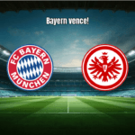 Bayern vence Frankfurt em jogo eletrizante da Bundesliga: 3 a 2