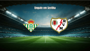 Real Betis e Rayo Vallecano empatam em 1x1 pela La Liga 2025/26