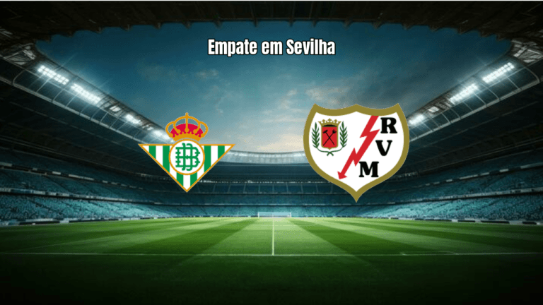 Real Betis e Rayo Vallecano empatam em 1x1 pela La Liga 2025/26