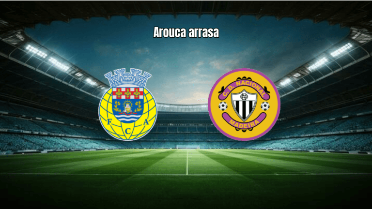 Arouca 3x0 Nacional: Vitória Dominante na Primeira Liga