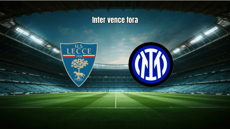 Inter vence o Lecce por 2 a 0 e segue firme na Serie A