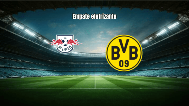 RB Leipzig e Borussia Dortmund empatam em 2-2 na Bundesliga