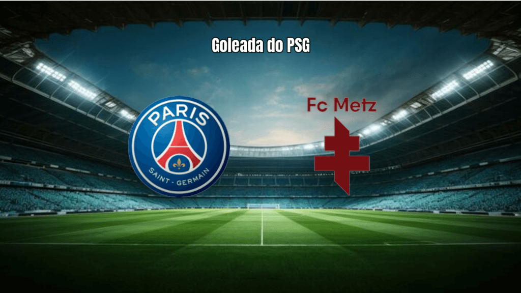 PSG goleia o Metz por 3 a 0 e segue firme na Ligue 1