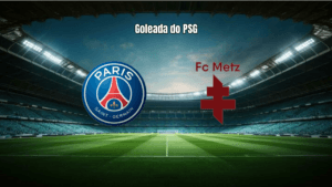 PSG goleia o Metz por 3 a 0 e segue firme na Ligue 1