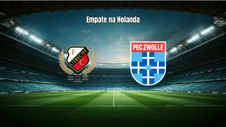 Utrecht e PEC Zwolle empatam em 1 a 1 na Eredivisie Holandesa