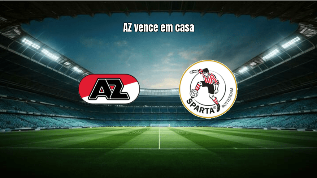 AZ Alkmaar vence Sparta Rotterdam por 3 a 1 na Eredivisie