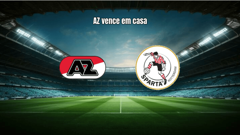 AZ Alkmaar vence Sparta Rotterdam por 3 a 1 na Eredivisie