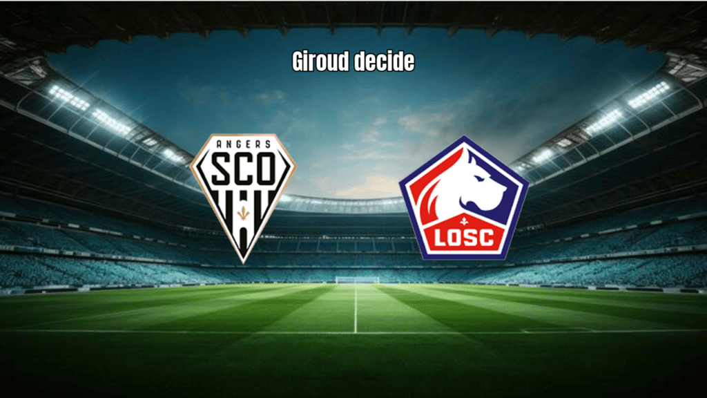 Lille vence Angers com gol de Giroud na Ligue 1 2026