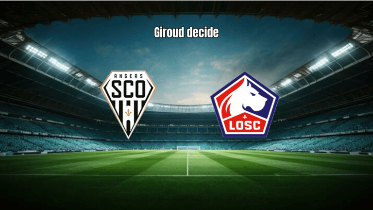 Lille vence Angers com gol de Giroud na Ligue 1 2026