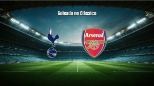 Arsenal goleia Tottenham por 4 a 1 no clássico de Londres da Premier League