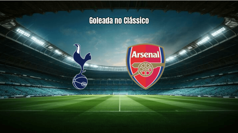Arsenal goleia Tottenham por 4 a 1 no clássico de Londres da Premier League