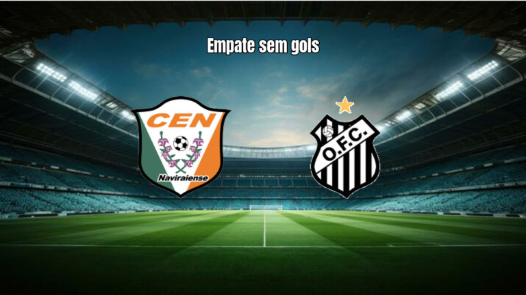 Naviraiense e Operário Ferroviário empatam sem gols no Sul-Matogrossense
