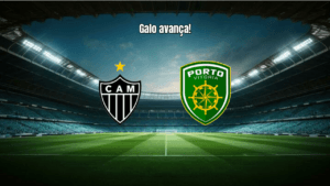 Atlético-MG U17 vence Porto Vitória e avança na Copa do Brasil