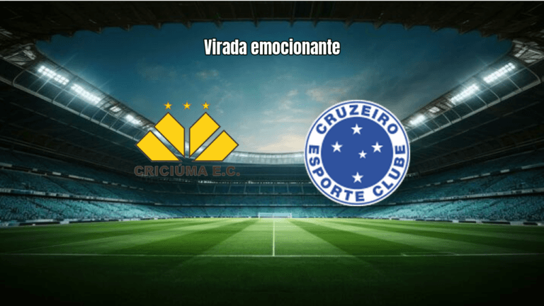 Criciúma U20 vence Cruzeiro U20 com virada nos acréscimos