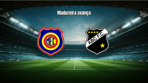 Madureira vence ABC por 1x0 na Copa do Brasil com gol de Wallace